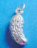 sterling silver pickle christmas cake charm