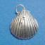 sterling silver sea shell charm