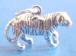 sterling silver tiger baby shower cake charm