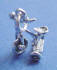 sterling silver baby shower tricycle cake charm