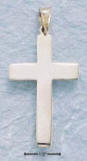 sterling silver large cross necklace