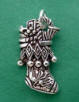 sterling silver Christmas stocking charm