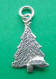 sterling silver christmas tree charm
