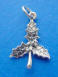 sterling silver holly charm