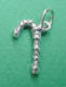 sterling silver candy cane charm