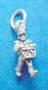 sterling silver small drummer boy charm