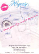 Hagerty Tarnish Intercept Bags to store your silver jewelry