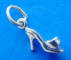 sterling silver small high heel shoe charm