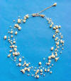10-strand illusion necklace with all pearls