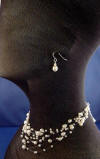 10-strand floating pearl illusion wedding jewelry