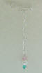 2" sterling silver extender on the back of the necklace