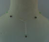 2" sterling silver extender and clasp on the back of the illusion necklace