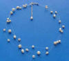 triple-strand pearl illusion necklace