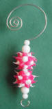 sterling silver soft spikes christmas ornament hanger