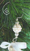 pearl ball wedding ornament hanger