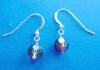 sterling silver bermuda blue bridesmaid earrings