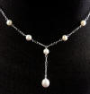 pearl lariat necklace