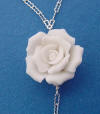 beautiful handcrafted porcelain rose