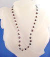 black pearl and crystal necklace