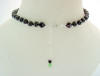 Special request necklace and extender with Swarovski (tm) crystals