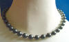black shell pearl necklace