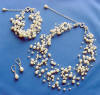 multi-strands of pearls and/or crystals illusion jewelry