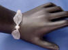 organza pearl bracelet
