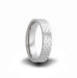 woven herringbone engraved pattern on heavy stone rings (r) titanium wedding band ring