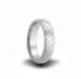 woven engraved pattern on heavy stone rings (r) titanium wedding ring band