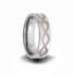 heavy stone rings engraved tungsten carbide wedding band