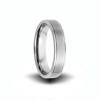 tungsten carbide 6mm wide wedding ring