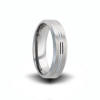 6mm wide tungsten carbide wedding ring