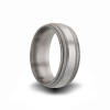 heavy stone rings (r) titanium wedding band