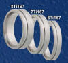 heavy stone rings titanium wedding bands