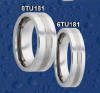 heavy stone rings tungsten carbide wedding bands