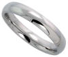 stainless steel 4mm wide wedding band