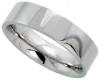 6mm wide stainless steel wedding ring