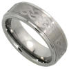 celtic tungsten carbide wedding ring