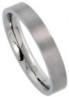 4mm wide flat titanium wedding ring