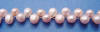 double-strand woven pink pearl choker