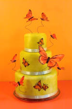 butterflies for your wedding cake