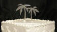 wmi palm trees wedding cake topper