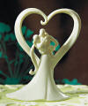bride and groom wedding cake topper