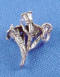back of 3-d sterling silver charm