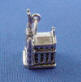 3-d sterling silver Saint Louis Cathedral charm - French Quarter New Orleans
