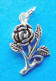 sterling silver rose charm