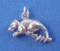 sterling silver opossum charm