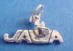 sterling silver cup of java charm