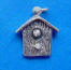 sterling silver handmade birdhouse charm