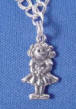 such a cute flower girl sterling silver artist designed and hand crafted in the USA flower girl charm